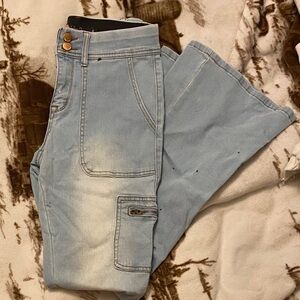 Casual Light Blue Men's Relaxed Jeans